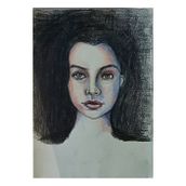 Mi Proyecto del curso: Retrato creativo en claroscuro con lápiz. Traditional illustration, Pencil Drawing, Portrait Drawing, and Artistic Drawing project by Natalia Gondal - 02.27.2021