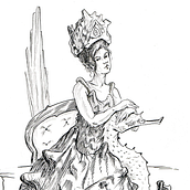 My project in Surrealistic Fineliner Illustration course. Ink Illustration project by afterlark - 02.27.2021