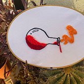 Mi Proyecto del curso: Introducción al bordado con aguja mágica, Poción Mágica . Embroider, and Creativit project by Fabricio Guerrero Flores - 02.27.2021
