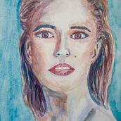 My project in Artistic Portrait with Watercolors course. Watercolor Painting project by ingrid_gras_78 - 02.28.2021