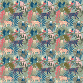 Mein Kursprojekt: Illustriertes Musterdesign. Traditional illustration project by kyra.wohlgemuth - 02.28.2021