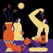 El vino que todo sana. Un proyecto de Ilustración tradicional de Sandra Garayoa - 22.07.2020