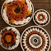 Mi Proyecto del curso: Tejido en telar circular. Un proyecto de Macramé de Sandra Olmos - 01.03.2021