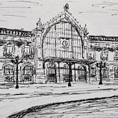 Bocetos. Un projet de Esquisse , Dessin, Dessin au cra, on, Dessin artistique, Dessin de portrait , et Dessin réaliste de Chema Barberarena - 22.03.2021