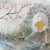 Mi Proyecto del curso: Ilustración en acuarela con influencia japonesa. Watercolor Painting project by lau_cabello - 03.01.2021
