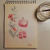 Mi Proyecto del curso: Ilustración botánica con acuarela. Botanical Illustration project by Marta Morán Jusdado - 03.05.2021