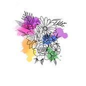 Mon projet du cours : Tatouage botanique en pointillisme. Tattoo Design project by Maxime ROSITO - 03.08.2021