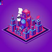 Mi Proyecto del curso: Ilustración vectorial isométrica desde cero. Design project by ANDRES GERARDO SANCHEZ BRAVO - 03.01.2021
