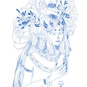 Empty. Un progetto di Illustrazione tradizionale, Disegno, Design di tatuaggi e Illustrazione con inchiostro di Luna Wang - 01.10.2016