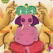 Proyecto: Meditación Dimensional. Traditional illustration, and Vector Illustration project by Sebastian Orozco - 03.02.2021