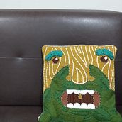 Meu projeto do curso: Bordado XL com agulha mágica. Embroider project by Tatira Paulino - 03.02.2021