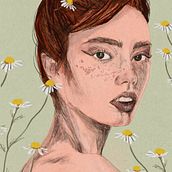 Mein Kursprojekt: Illustriertes Porträt mit Procreate. Un proyecto de Ilustración digital de Miriam Nowak - 02.03.2021