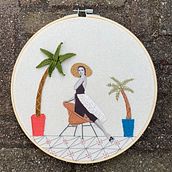 Grace Kelly par Andrea. Embroider, Photograph, Collage, Paper Craft, Printing, and DIY project by Andrea Bordado - 04.01.2021