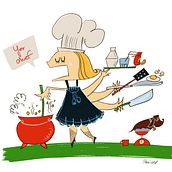 YesChef!. Un proyecto de Ilustración editorial de Valentina Locorotondo - 02.03.2021