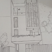Praticando - Perspectiva com um ponto de fuga. Un proyecto de Arquitectura, Ilustración tradicional e Ilustración arquitectónica de Anderson Godoi Bernardes - 02.03.2021