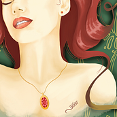 Woman Portrait. Desenho, Desenho de retrato, Desenho digital e Ilustração digital projeto de Erika Talotta - 21.02.2021