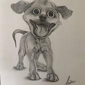 Perrito loco. Artistic Drawing project by alextoirac - 03.02.2021