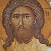 Restauration procces of a painted fresco.  project by Magda Babău - 03.02.2021
