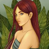 Mi Proyecto del curso: Retrato de personajes femeninos con Procreate. Un proyecto de Ilustración tradicional e Ilustración digital de Gina Higa - 02.03.2021