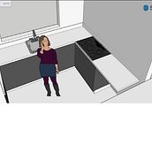 Cozinha - Casa II. 3D Design project by Paula Barreto - 03.02.2021