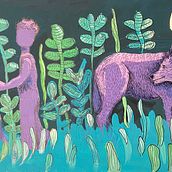 Soltar. Un proyecto de Ilustración tradicional, Creatividad, Dibujo, Dibujo artístico, Pintura acrílica, Ilustración con tinta y Pintura gouache de Natalia Piderit - 02.03.2021