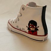 My first pair of customised shoes for Hastings, age 7.. Shoe Design project by Naomi Rayner - 03.03.2021