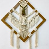 Meu projeto do curso: Introdução à tapeçaria em macramê. Accessor, Design, Arts, Crafts, Fiber Arts, and Macramé project by Fabiana Bührer - 03.03.2021