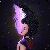 My project in Lighting and Color for Digital Portraits in Photoshop course. Un projet de Dessin numérique, Illustration numérique, Peinture numérique, Illustration traditionnelle , et Dessin de portrait de sewaqui - 03.03.2021