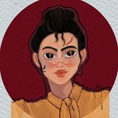 Girrrl. Traditional illustration, Digital Illustration, and Children's Illustration project by Nat - 03.03.2021