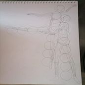 Mi Proyecto del curso: Dibujo anatómico para principiantes. Figure Drawing project by peltrocheariana - 03.03.2021