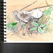 My project in Watercolor Travel Journal course. Fine Arts project by violeta.mackevicius - 03.03.2021