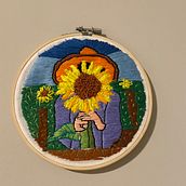 Mi Proyecto del curso: Introducción al bordado botánico. Embroider, and DIY project by Melisa Pinto - 03.04.2021