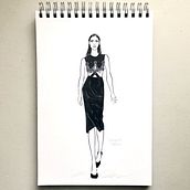 Inktober Faves. Design de moda, Ilustração tradicional e Ilustração com tinta projeto de Beth Jordan - 31.10.2020