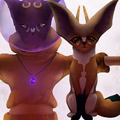 Meu projeto do curso: Pintura digital de personagens: ilustre com luz e cor.. Character Design, and Digital Painting project by garraud.stef - 03.04.2021