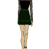 Meu projeto do curso: Design de figurino para cinema e televisão. Fashion Design, and Traditional illustration project by Ana Clara do Prado Afonso - 03.13.2021
