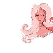 Lady Bridgerton. Drawing, and Digital Illustration project by Silvia Coronado - 03.04.2021