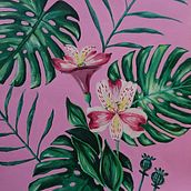 My project in Botanical Painting with Acrylic course . % Sandra Hansen tarafından hazırlanan 2D Animas, Ve on projesi - 03.04.2021