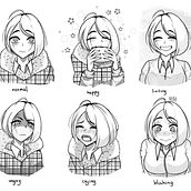 My project in Drawing Manga Characters from Scratch course. Design de personagens e Ilustração digital projeto de Ann Liner - 13.03.2021
