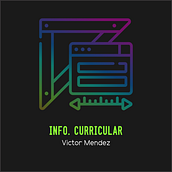 Info curricular 2021. Un progetto di Design dell’informazione e Graphic design di Victor Mendez - 05.03.2021