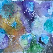 My project in Modern Watercolor Techniques course. Watercolor Painting project by Ruth Coales - 03.11.2021