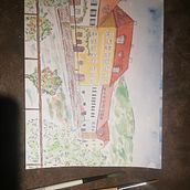 Wachau, Austria. Projekt z dziedziny  Malarstwo użytkownika markus_konopiski - 05.03.2021