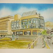 My project in Architectural Illustration with Watercolor course. Een project van Schilderij y Aquarelschilderen van Muhammud Azhar Badulla - 10.03.2021