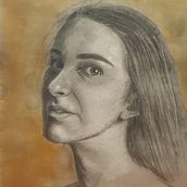 Retrato Grafito y Pastel. Fine Arts, Drawing, Pencil Drawing, Figure Drawing, Artistic Drawing, Portrait Drawing, and Realistic Drawing project by alejandro_dibarq - 03.05.2021