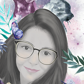Meu projeto do curso: Ilustração de retrato com técnicas manuais e digitais. Portrait Drawing, and Digital Drawing project by Ana Beatriz Soares - 04.20.2021