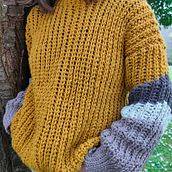 Hygge sweater mostaza. Crochet project by Nagore - 03.06.2021