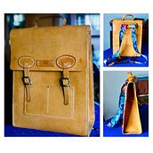 Mi Proyecto del curso: Mochila plus de cuero artesanales . Arts, Crafts, Design, Accessor, Design, and Sewing project by Martha Vanessa España Alava - 03.08.2021