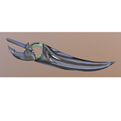 Espada Brynhildr. Een project van 3D-modellering van Camilo Flores Ferrada - 06.03.2021