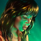  Mi Proyecto del curso: Iluminación y color para retratos digitales en Photoshop  . % César García Pino tarafından hazırlanan Portre Çizimi projesi - 03.07.2021