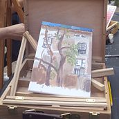 PINTANDO AL NATURAL. Un proyecto de Dibujo realista y Pintura acrílica de Corina Torregrosa - 07.04.2018