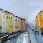 Mi Proyecto del curso: Paisajes urbanos en acuarela. Un proyecto de Arte urbano de Susana Correa Llobet - 07.03.2021